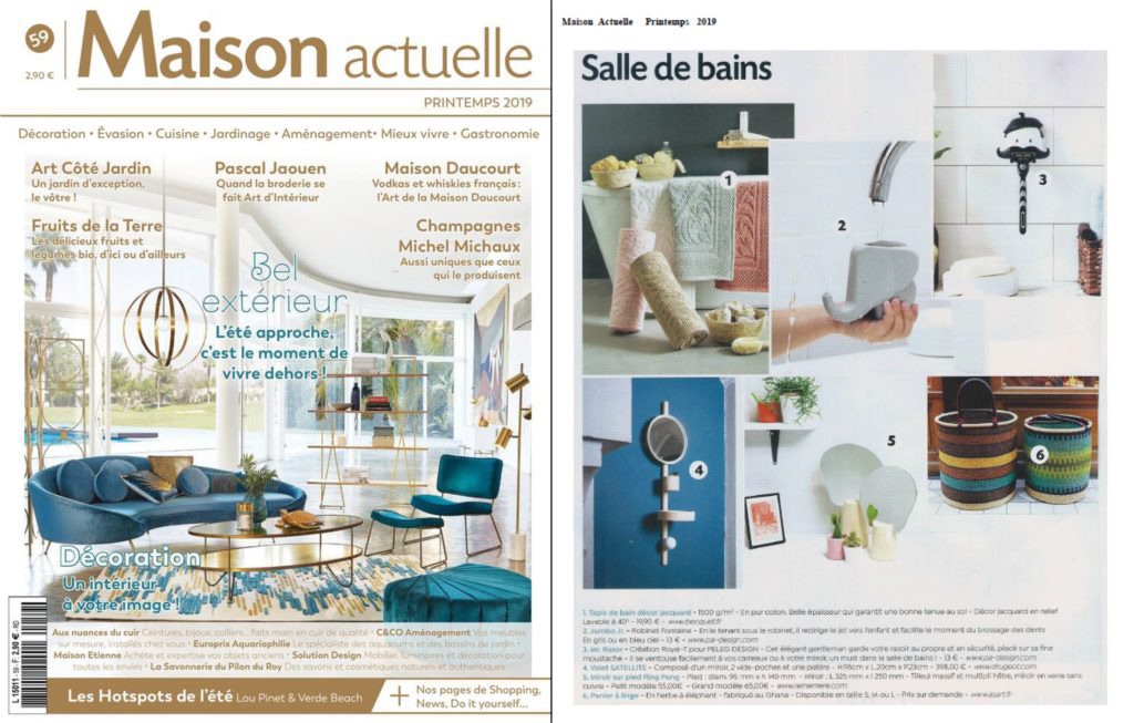 parution presse déco maison actuelle printemps 2019