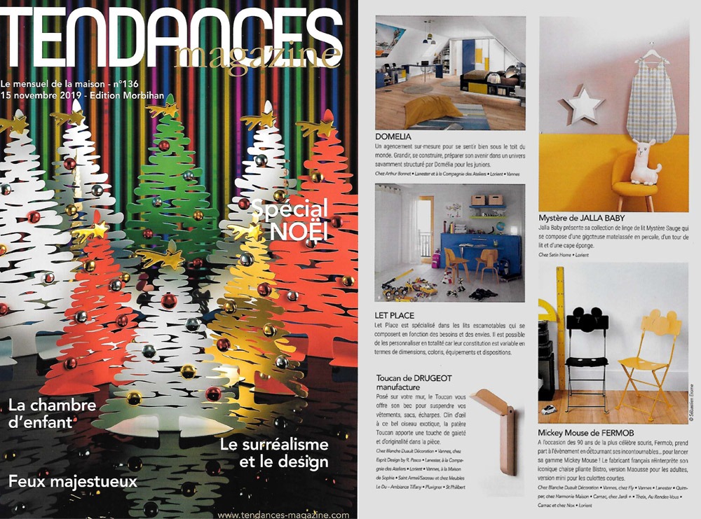 tendances magazine novembre décembre 2019 chambre enfant jaune